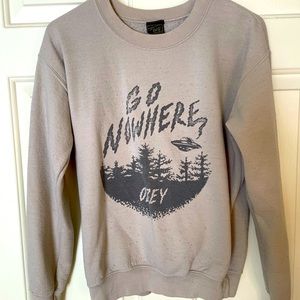 Vintage Obey sweatshirt, size S